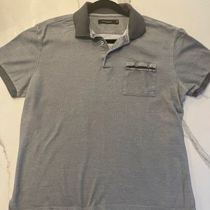 Ermenegildo Zenga Grey short sleeve Polo